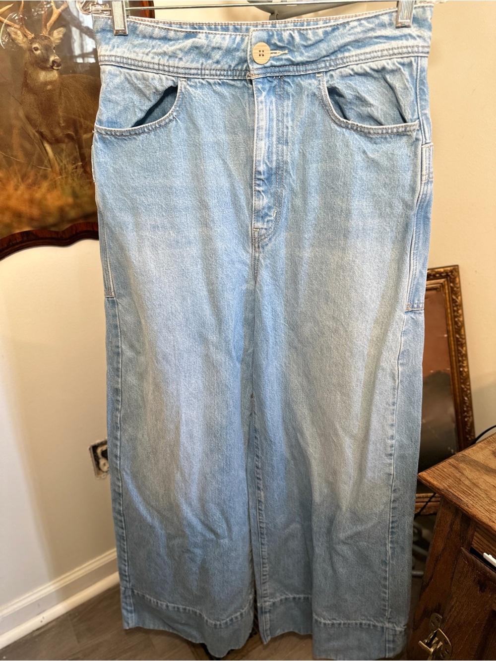 Free People X We The Free Barrel Jeans Size 30